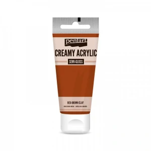 Akrylová farba krémová, pololesklá, teracotta , 60 ml