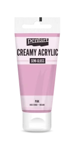 Akrylová farba krémová, ružová 200 ml