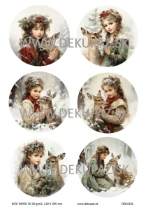  Ryžový papier na decoupage  DEK202