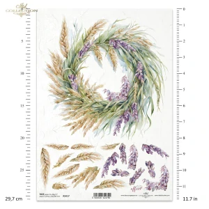  Ryžový papier na decoupage ITD-R2417