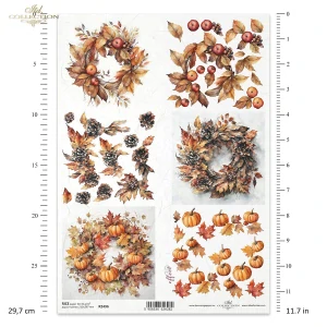  Ryžový papier na decoupage ITD-R2496