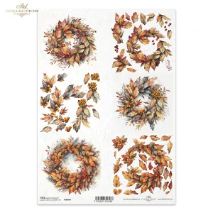  Ryžový papier na decoupage ITD-R2494