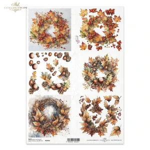  Ryžový papier na decoupage ITD-R2493