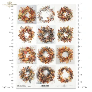  Ryžový papier na decoupage ITD-R2492