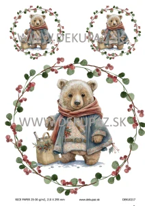  Ryžový papier na decoupage  DEK217