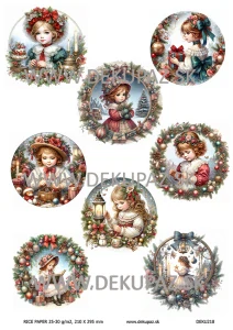  Ryžový papier na decoupage  DEK218