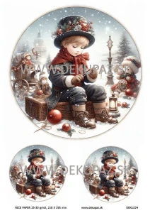  Ryžový papier na decoupage  DEK224