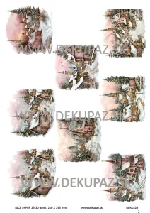  Ryžový papier na decoupage  DEK226