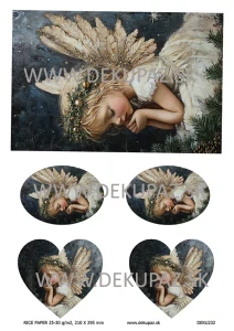  Ryžový papier na decoupage  DEK232