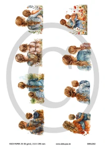  Ryžový papier na decoupage  DEK262