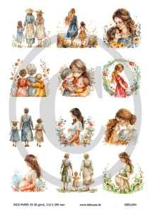  Ryžový papier na decoupage  DEK264