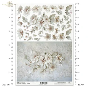 Ryžový papier na decoupage ITD-R2618