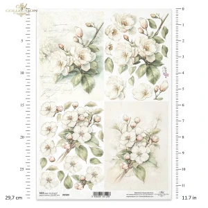 Ryžový papier na decoupage ITD-R2589