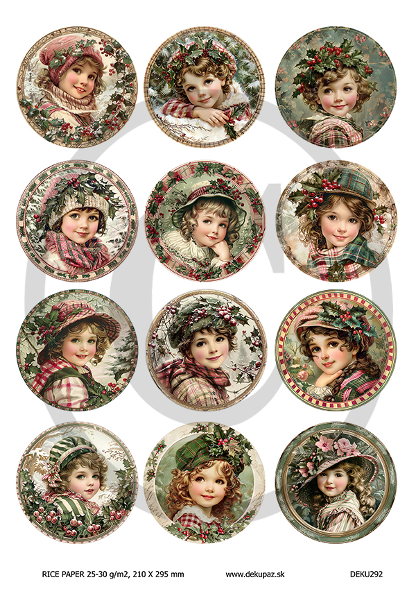  Ryžový papier na decoupage  DEK292