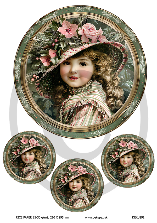  Ryžový papier na decoupage  DEK291