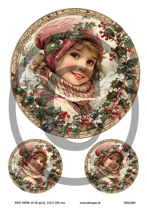  Ryžový papier na decoupage  DEK289