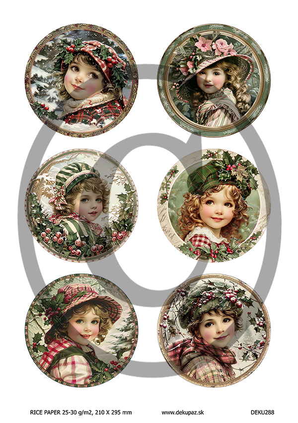  Ryžový papier na decoupage  DEK288