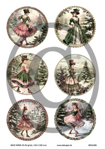  Ryžový papier na decoupage  DEK285