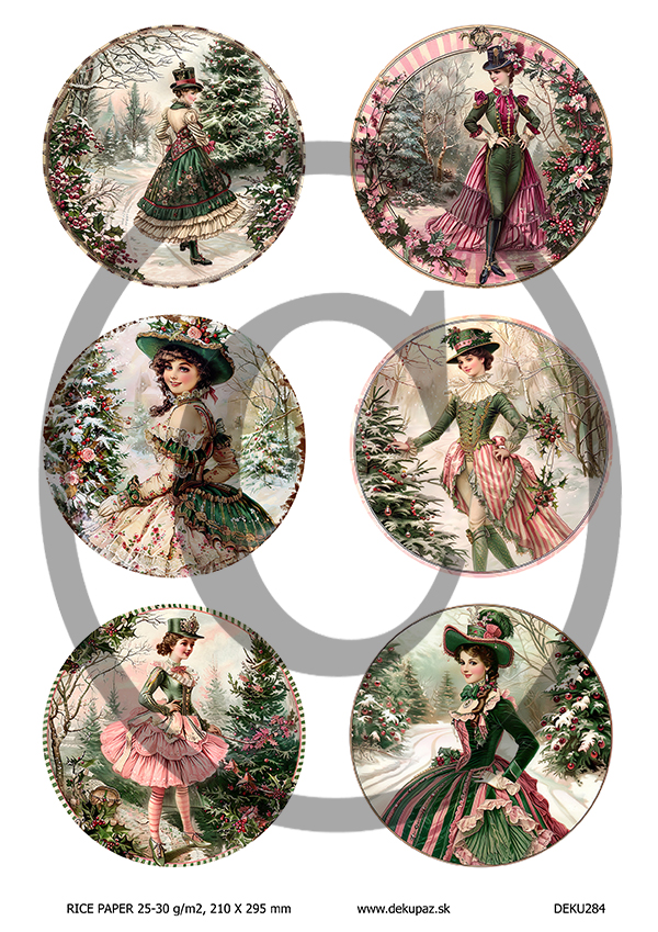  Ryžový papier na decoupage  DEK284
