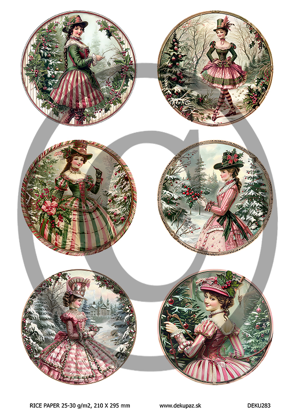  Ryžový papier na decoupage  DEK283