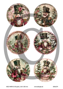  Ryžový papier na decoupage  DEK274