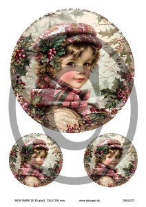  Ryžový papier na decoupage  DEK272