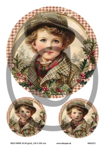  Ryžový papier na decoupage  DEK271
