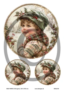  Ryžový papier na decoupage  DEK270