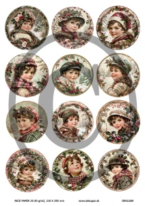  Ryžový papier na decoupage  DEK269