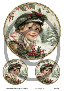  Ryžový papier na decoupage  DEK268