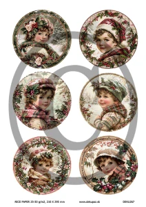  Ryžový papier na decoupage  DEK267