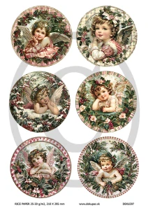  Ryžový papier na decoupage  DEK297
