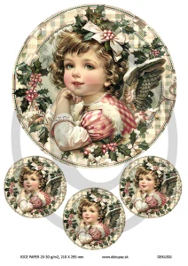  Ryžový papier na decoupage  DEK301