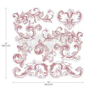 Decor Stamps® Prima redesign - Elegant Scrolls
