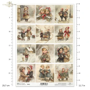 Ryžový papier na decoupage ITD-R2665