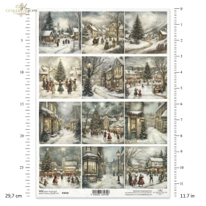 Ryžový papier na decoupage ITD-R2668