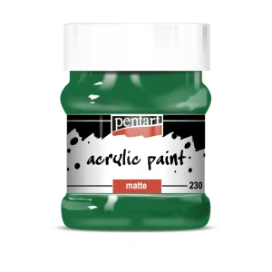 Matná akrylová farba PENTART 230 ml zelená