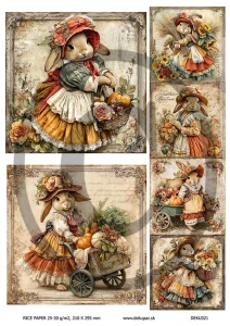  Ryžový papier na decoupage  DEK321