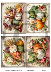  Ryžový papier na decoupage  DEK322
