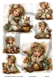  Ryžový papier na decoupage  DEK332