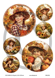  Ryžový papier na decoupage  DEK336