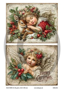  Ryžový papier na decoupage  DEK342