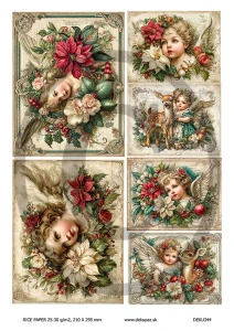  Ryžový papier na decoupage  DEK344