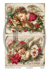  Ryžový papier na decoupage  DEK346