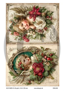  Ryžový papier na decoupage  DEK349