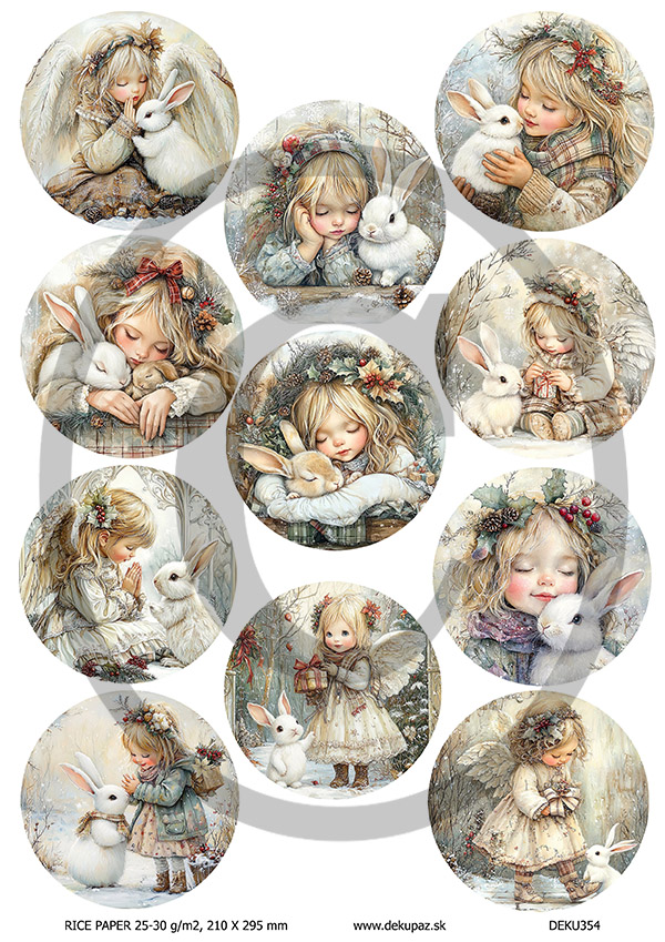  Ryžový papier na decoupage  DEK354