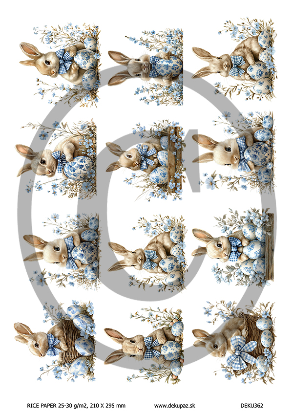  Ryžový papier na decoupage  DEK362