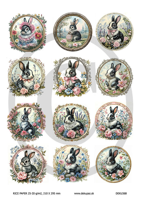  Ryžový papier na decoupage  DEK368