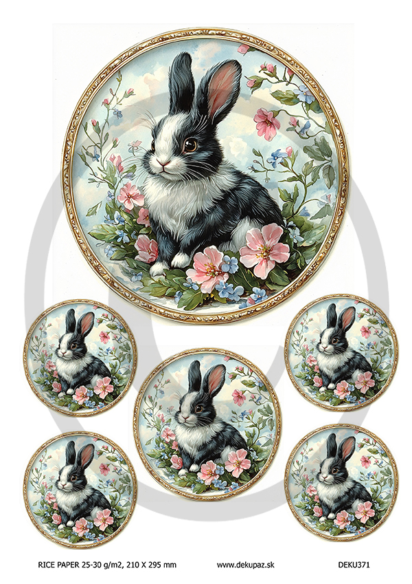  Ryžový papier na decoupage  DEK371