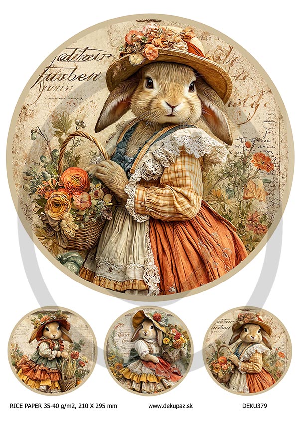  Ryžový papier na decoupage  DEK379